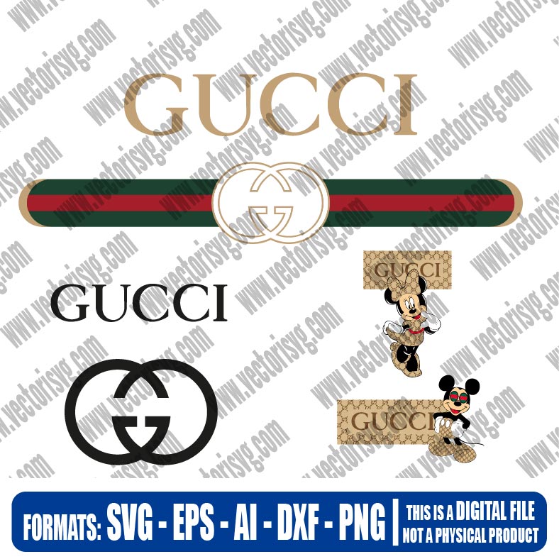 Download Gucci Logo Vectorisvg Multipurpose Svg Dxf Eps Ai Cricut Silhouette