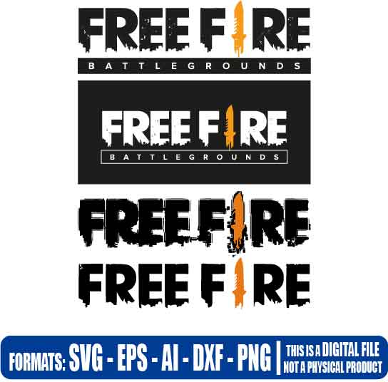 Free fire logo - Vectorisvg - Multipurpose, svg, dxf, eps, ai, cricut ...