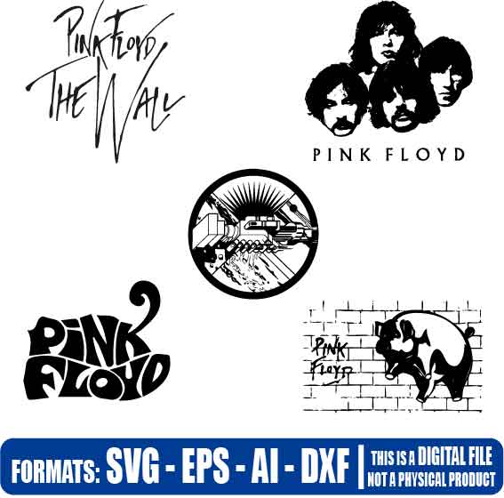 Pink Floyd - Vectorisvg - Multipurpose, svg, dxf, eps, ai, cricut ...