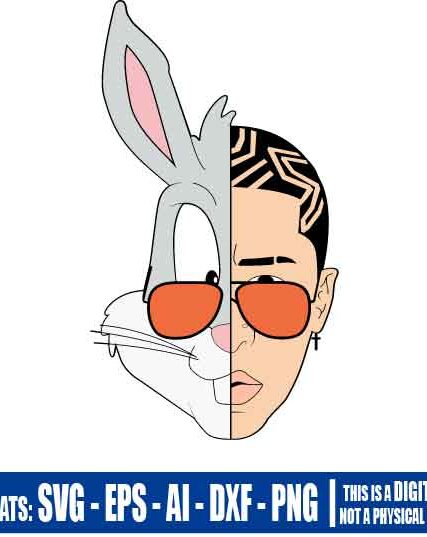 Bad bunny colors SVG Bad Bunny logo - Vectorisvg - Multipurpose, svg ...