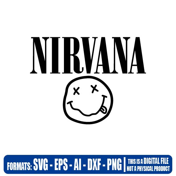 Binaural Records - Nirvana Smiley Face Logo Circle Sticker – Binaural  Records