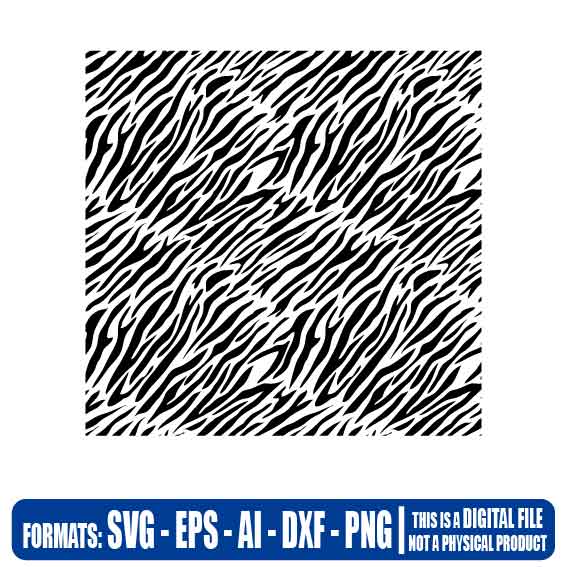 Zebra stripes pattern, Multipurpose, svg, cut, dxf, eps, ai, cricut ...