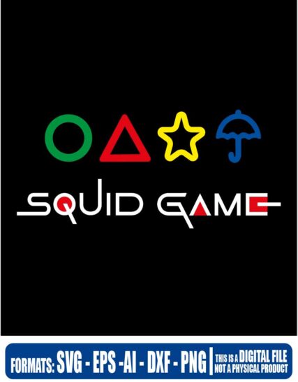 Squid game symbols Archives - Vectorisvg - Multipurpose, svg, dxf, eps