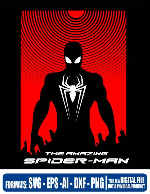 The amazing spiderman red, spiderman, marvel, spiderman 2021, marvel, comic, cricut, eps, svg, disney, mickey, christmas, pdf, png, file cut, t-shirt, file art, Multipurpose, svg, cut, dxf, eps, ai, cricut, silhouette, plotter, vinyl, decal, sticker, wall decor, tshirt, Cricut Cutting Machine